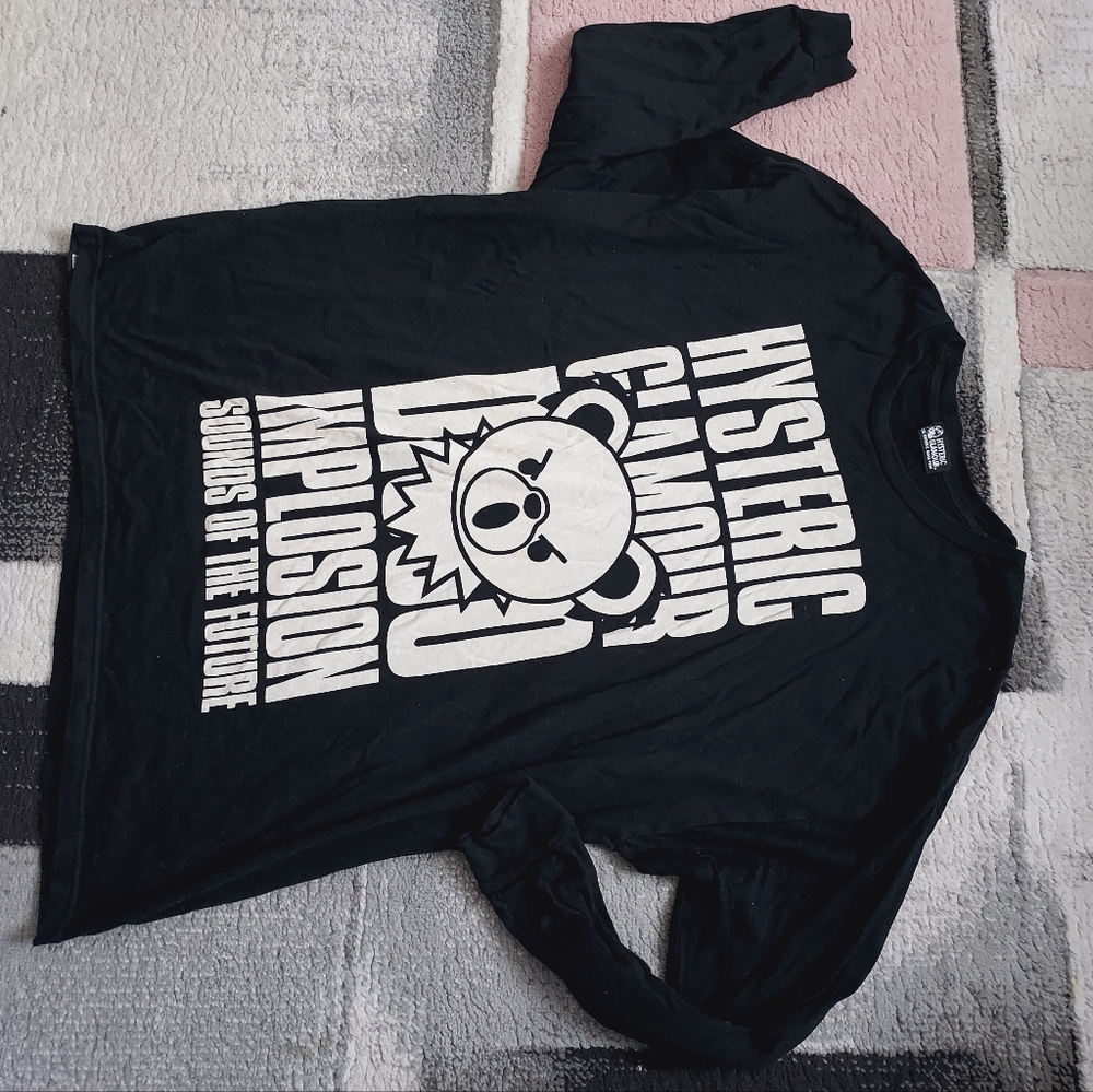Hysteric Glamour Black Long Sleeve Tee top dress with Graphic Print - Picture 6 of 11